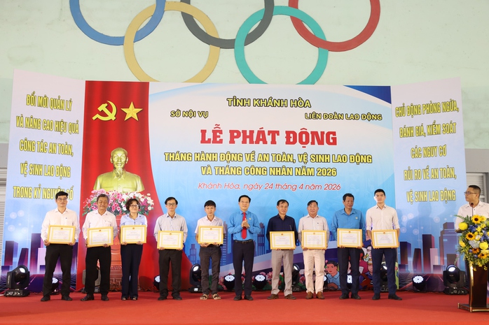 Kh&aacute;nh H&ograve;a ph&aacute;t động th&aacute;ng h&agrave;nh động về an to&agrave;n lao động v&agrave; th&aacute;ng c&ocirc;ng nh&acirc;n năm 2026 - Ảnh 2.