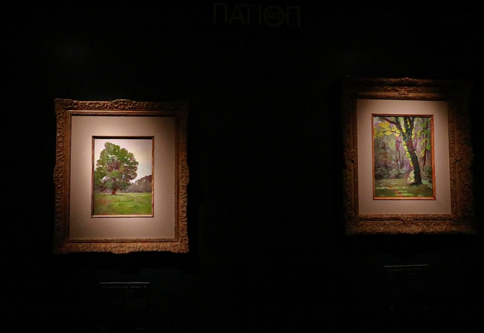 Chi&ecirc;m ngưỡng 20 t&aacute;c phẩm hội họa của vua H&agrave;m Nghi tại Văn Miếu - Quốc Tử Gi&aacute;m - Ảnh 1.