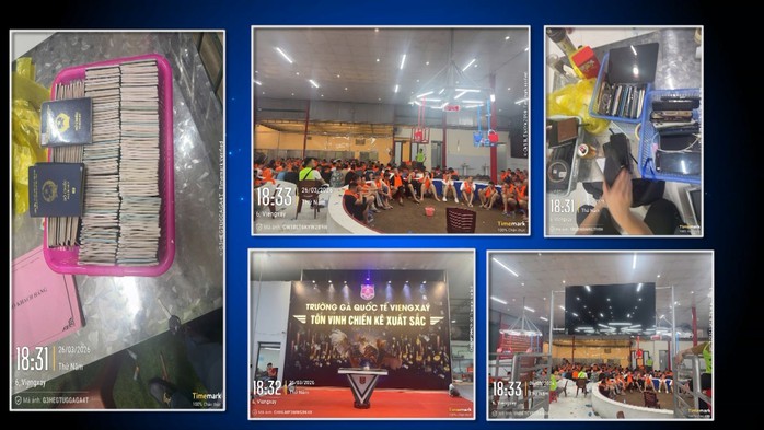 Bộ C&ocirc;ng an triệt ph&aacute; "trường g&agrave; quốc tế Vi&ecirc;ng Xay", khởi tố 196 bị can - Ảnh 2.