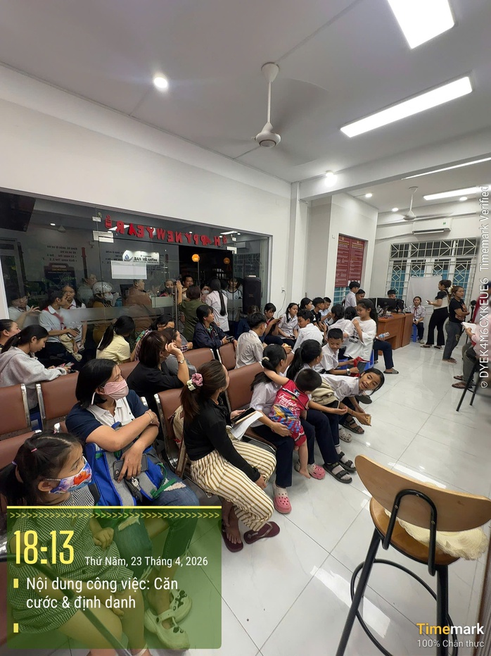 Quá tải làm căn cước cho học sinh - Ảnh 5.