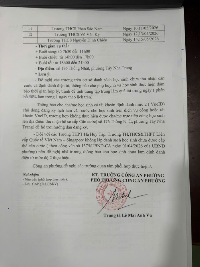 Quá tải làm căn cước cho học sinh - Ảnh 7.