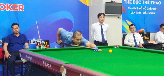 L&ecirc; Thị Ngọc Huệ v&ocirc; địch billiards carom ba băng Đại hội TDTT th&agrave;nh phố - Ảnh 1.