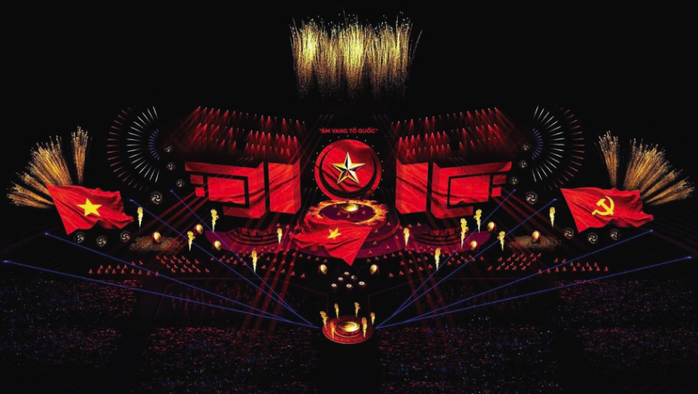 Hơn 1.000 c&aacute;n bộ, chiến sĩ gấp r&uacute;t luyện tập cho đ&ecirc;m "&Acirc;m vang Tổ quốc" - Ảnh 1.