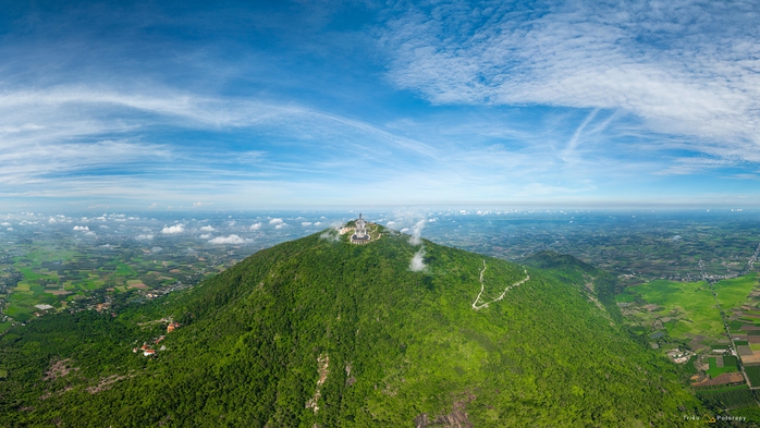 T&acirc;y Ninh tăng cường kiểm tra v&agrave; ph&ograve;ng ch&aacute;y rừng tại n&uacute;i B&agrave; Đen - Ảnh 1.
