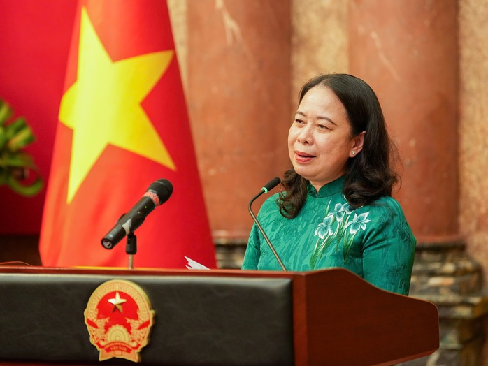 Phó Chủ tịch nước Võ Thị Ánh Xuân gặp mặt các Chủ tịch Công đoàn cơ sở suất sắc tiêu biểu - Ảnh 4.