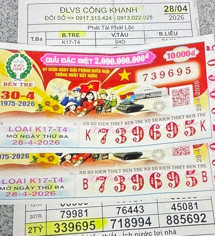 S&aacute;ng 29-4, xuất hiện nhiều người tr&uacute;ng xổ số miền Nam - Ảnh 3.