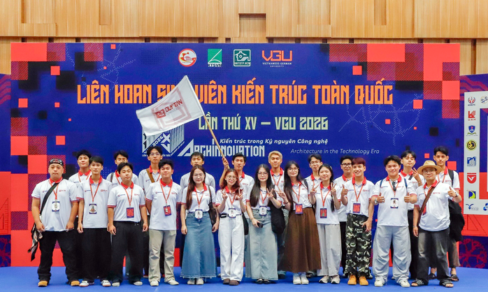 SV Duy T&acirc;n đạt nhiều giải Cao tại Li&ecirc;n hoan SV Kiến tr&uacute;c To&agrave;n quốc 2026 - Ảnh 1.
