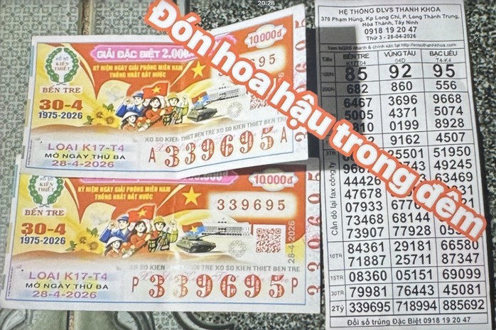 S&aacute;ng 29-4, xuất hiện nhiều người tr&uacute;ng xổ số miền Nam - Ảnh 2.