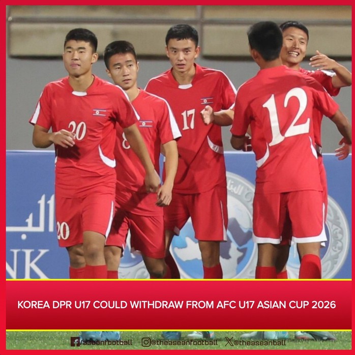U17 Triều Ti&ecirc;n ch&iacute;nh thức r&uacute;t khỏi giải ch&acirc;u &Aacute;, U17 Việt Nam bị ảnh hưởng - Ảnh 1.