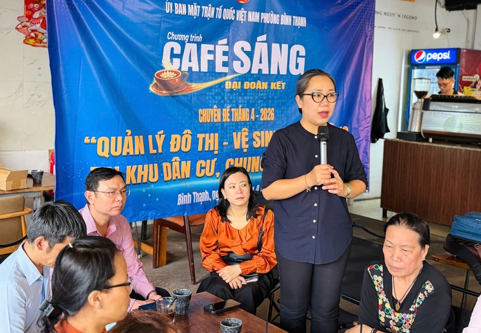 Người d&acirc;n B&igrave;nh Thạnh b&agrave;n chuyện quản l&yacute; đ&ocirc; thị Qua m&ocirc; h&igrave;nh C&agrave; ph&ecirc; s&aacute;ng - Ảnh 3.