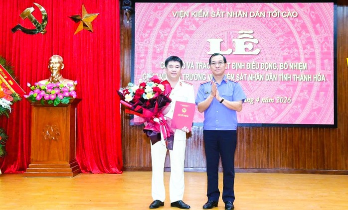 Thanh H&oacute;a c&oacute; t&acirc;n Viện trưởng Viện Kiểm s&aacute;t nh&acirc;n d&acirc;n tỉnh - Ảnh 1.