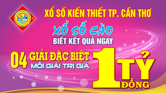 Dịp lễ 30-4, Xổ số Cần Thơ tung 4 triệu v&eacute; số c&agrave;o, tăng lượng v&eacute; tr&uacute;ng thưởng - Ảnh 1.