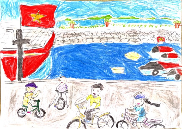 Gieo chữ ở Bạch Long Vĩ - Ảnh 3.