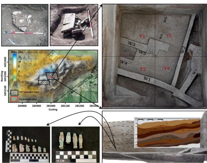 D&ograve;ng điện xuy&ecirc;n đất tiết lộ cấu tr&uacute;c ma ở "Đồi của c&aacute;c pharaoh" - Ảnh 1.