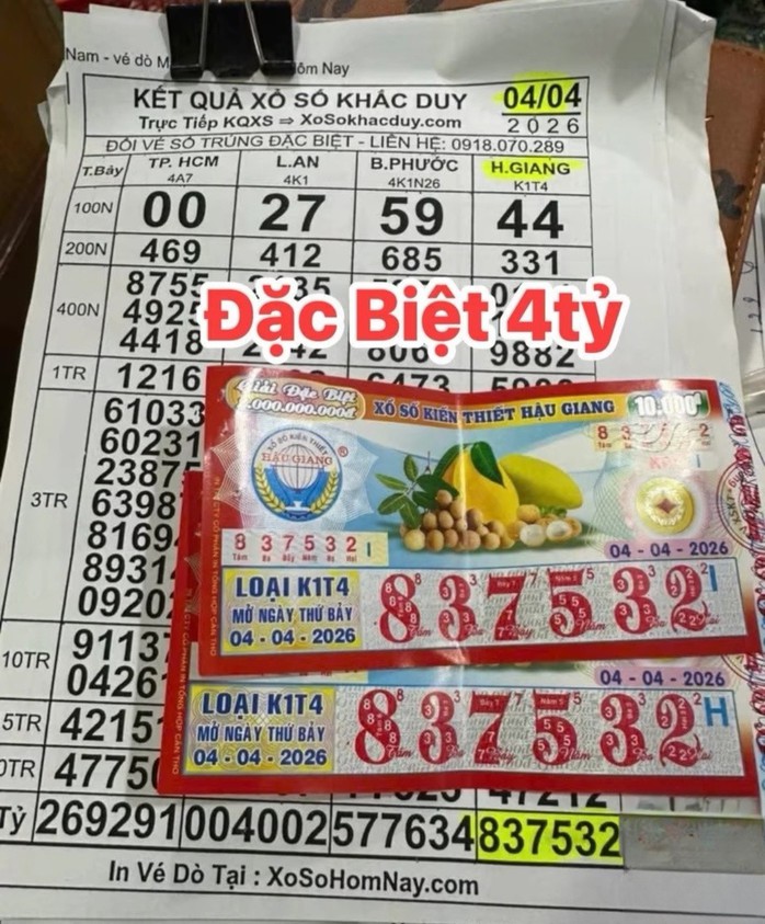 Giải độc đắc xổ số miền Nam ngày 5 - 4: Khách hàng may mắn tại Tây Ninh , Vĩnh Long - Ảnh 3. Giải độc đắc xổ số miền Nam ngày 5 - 4: Khách hàng may mắn tại Tây Ninh , Vĩnh Long - Ảnh 3.