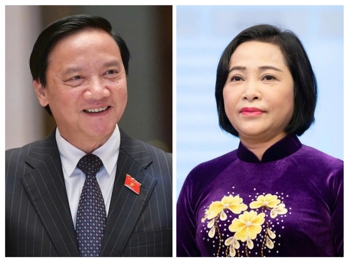 &Ocirc;ng Nguyễn Khắc Định v&agrave; b&agrave; Nguyễn Thị Thanh t&aacute;i đắc cử Ph&oacute; Chủ tịch Quốc hội kh&oacute;a XVI - Ảnh 1.
