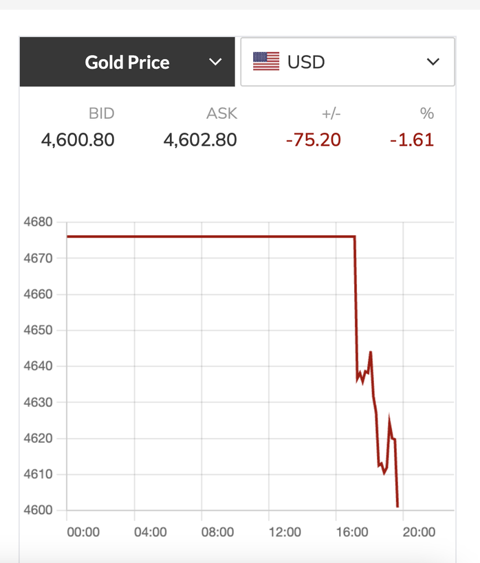 Gi&aacute; v&agrave;ng h&ocirc;m nay 6 - 4: V&agrave;ng bạc giảm nhanh khi mở cửa giao dịch - Ảnh 2.