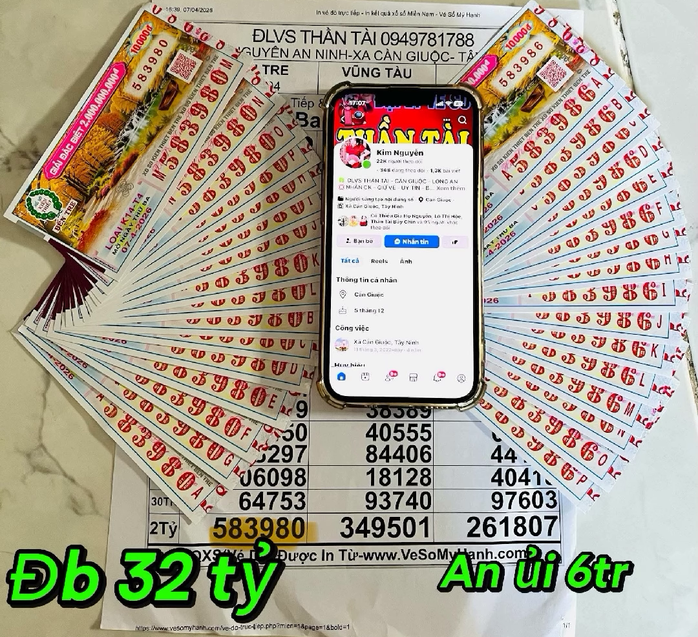 Kh&aacute;ch h&agrave;ng tr&uacute;ng độc đắc 32 tỉ đồng xổ số miền Nam với v&eacute; số online - Ảnh 2.