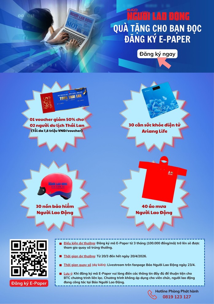 E-Paper Người Lao Động- Đọc báo hiện đại, nhận quà hấp dẫn - Ảnh 3.