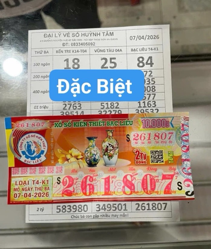 Chiều 8-4, đại l&yacute; t&igrave;m nhiều v&eacute; tr&uacute;ng độc đắc xổ số miền Nam đang &ldquo;đi lạc&rdquo; - Ảnh 3.