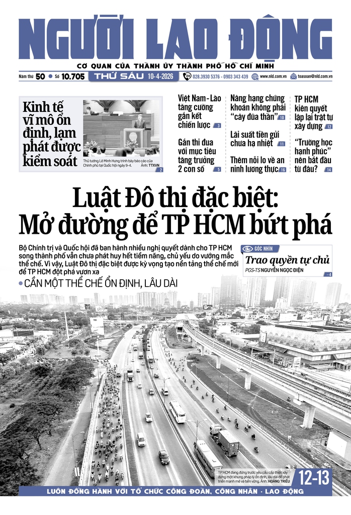 B&aacute;o in Người Lao Động 10-4: &ldquo;Trường học hạnh ph&uacute;c&rdquo; n&ecirc;n bắt đầu từ đ&acirc;u? - Ảnh 1.