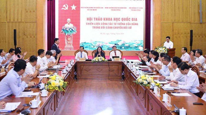 Ph&aacute;t huy vai tr&ograve; c&ocirc;ng t&aacute;c ch&iacute;nh trị, tư tưởng - Ảnh 1.