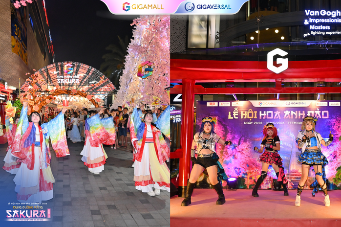 Lễ hội Hoa Anh Đ&agrave;o Gigamall 2026 lập kỷ lục hơn 2 triệu lượt kh&aacute;ch tham quan - Ảnh 8.