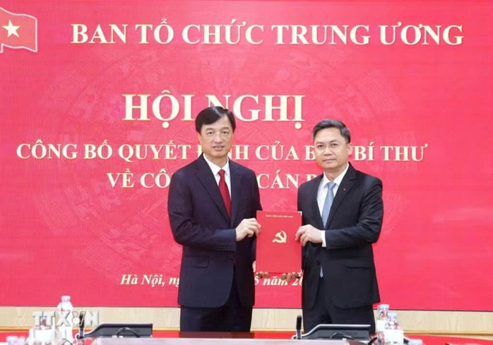 Trưởng Ban Tổ chức Th&agrave;nh ủy H&agrave; Nội l&agrave;m Ph&oacute; Trưởng Ban Tổ chức Trung ương - Ảnh 1.