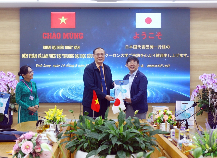 Trường Đại học Cửu Long đẩy mạnh hợp t&aacute;c với c&aacute;c đối t&aacute;c Nhật Bản - Ảnh 3.