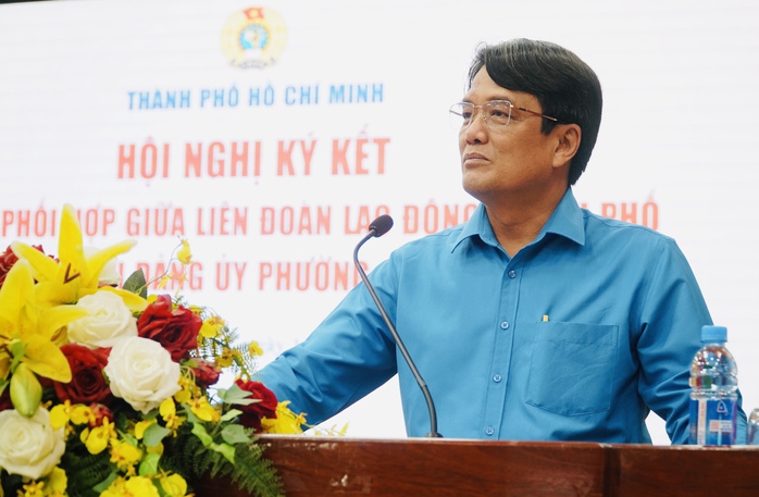 LĐLĐ TPHCM k&yacute; quy chế phối hợp với 36 địa phương khu vực B&igrave;nh Dương cũ - Ảnh 3.