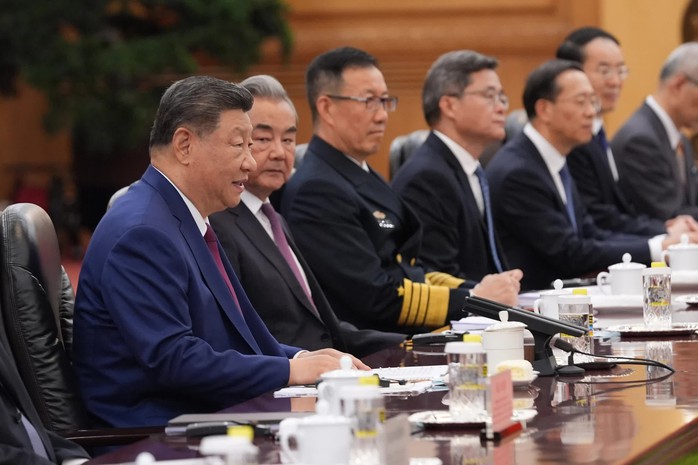 Chủ tịch Trung Quốc Tập Cận B&igrave;nh hội đ&agrave;m với Tổng thống Mỹ Donald Trump - Ảnh 5.