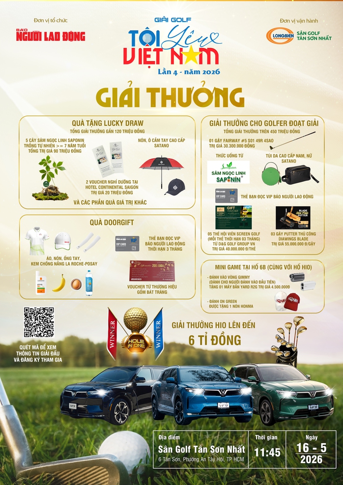 Giải golf &ldquo;T&ocirc;i y&ecirc;u Việt Nam&rdquo; lần 4 - 2026: Hấp dẫn c&aacute;c cuộc so t&agrave;i - Ảnh 3.