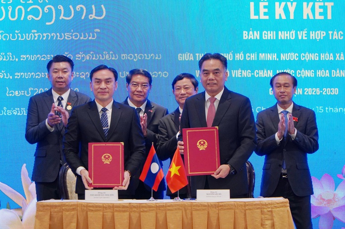 TPHCM v&agrave; Thủ đ&ocirc; Vi&ecirc;ng Chăn tăng cường quan hệ Việt Nam L&agrave;o giai đoạn 2026 - 2030 - Ảnh 5.