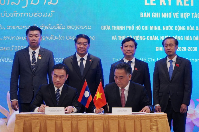 TPHCM v&agrave; Thủ đ&ocirc; Vi&ecirc;ng Chăn tăng cường quan hệ Việt Nam L&agrave;o giai đoạn 2026 - 2030 - Ảnh 4.