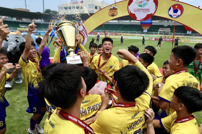 U14 H&agrave; Nội v&ocirc; địch Giải Quốc tế U14 Gia Lai 2026, vượt qua c&aacute;c đại diện Malaysia, Nhật Bản, H&agrave;n Quốc - Ảnh 5.