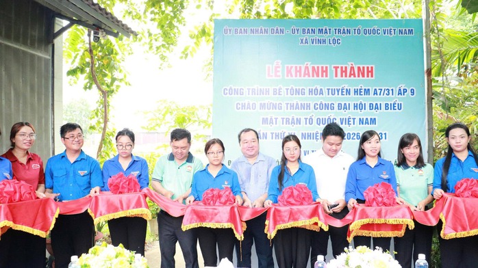 X&atilde; Vĩnh Lộc kh&aacute;nh th&agrave;nh C&ocirc;ng vi&ecirc;n Đo&agrave;n kết 3.100 m&sup2; phục vụ người d&acirc;n - Ảnh 14.