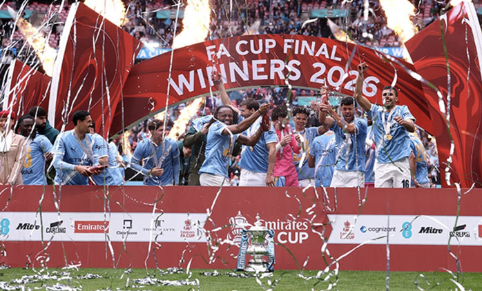 Semenyo lập si&ecirc;u phẩm, Man City đăng quang FA Cup - Ảnh 6.