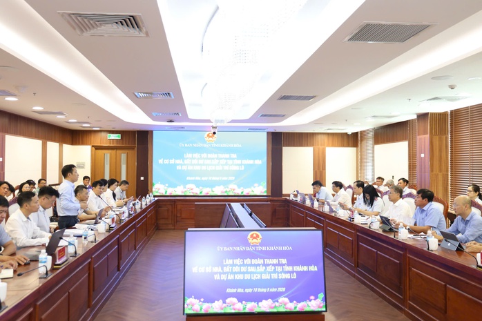 Thanh tra Ch&iacute;nh phủ thanh tra Dự &aacute;n Khu du lịch S&ocirc;ng L&ocirc; ở Kh&aacute;nh H&ograve;a - Ảnh 2.
