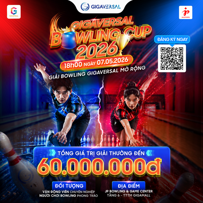 Gigaversal Bowling Cup 2026 chính thức khởi tranh tại Gigamall, tổng giải thưởng đến 60 triệu đồng - Ảnh 1.