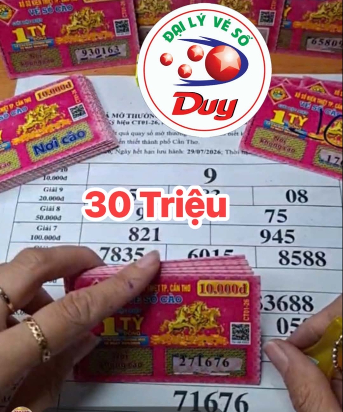 Vừa tung 4 triệu v&eacute;, xổ số c&agrave;o Cần Thơ lộ diện ngay người tr&uacute;ng độc đắc - Ảnh 2.