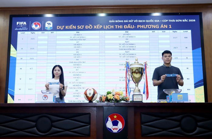 7 đội tranh t&agrave;i tại Giải B&oacute;ng đ&aacute; nữ V&ocirc; địch quốc gia - C&uacute;p Th&aacute;i Sơn Bắc 2026 - Ảnh 2.