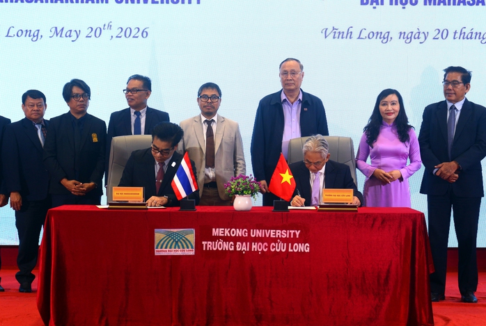 Trường Đại học Cửu Long ký kết hợp tác với đại học của Thái Lan - Ảnh 3.