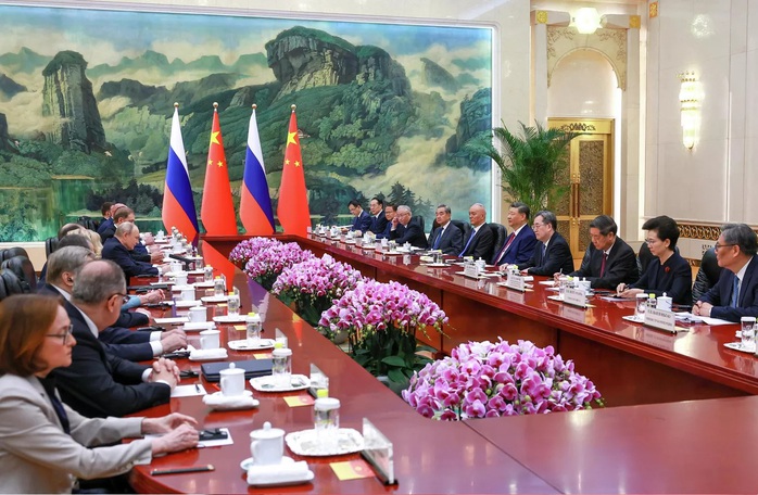 Chủ tịch Trung Quốc Tập Cận B&igrave;nh hội kiến Tổng thống Nga Vladimir Putin - Ảnh 2.