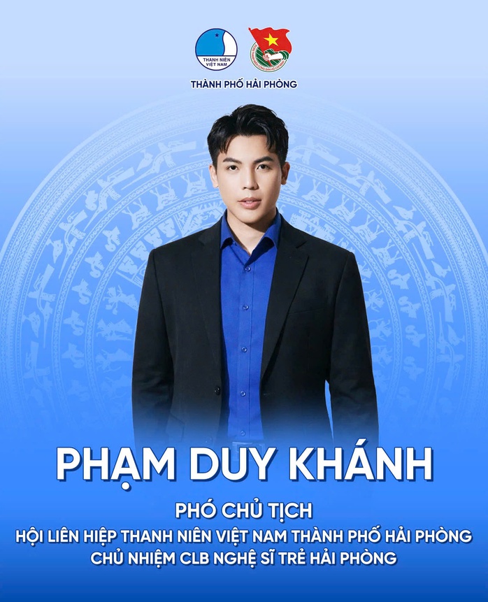Phạm Duy Kh&aacute;nh được bổ nhiệm Ph&oacute; chủ tịch Hội Li&ecirc;n hiệp Thanh ni&ecirc;n Việt Nam TP Hải Ph&ograve;ng  - Ảnh 3.