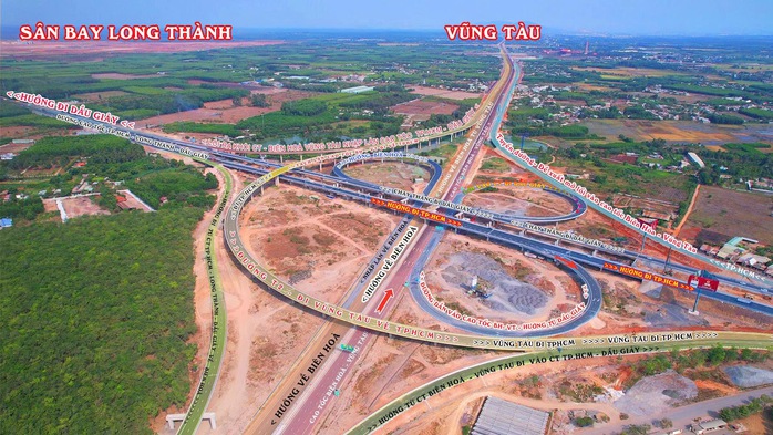 Chính thức lưu thông xe từ cao tốc TPHCM-Long Thành-Dầu Giây vào cao tốc Biên Hòa - Vũng Tàu qua đường T2 - Ảnh 5.