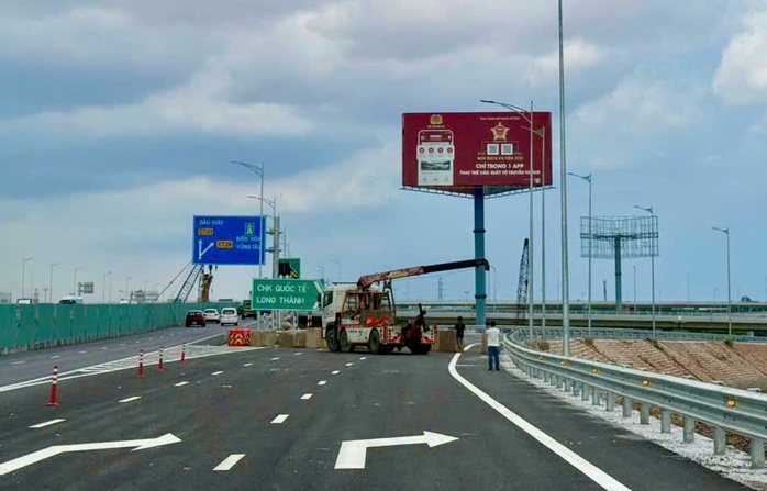 Chính thức lưu thông xe từ cao tốc TPHCM-Long Thành-Dầu Giây vào cao tốc Biên Hòa - Vũng Tàu qua đường T2 - Ảnh 4.