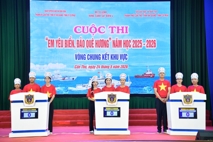 Đội thi của tỉnh Cà Mau đoạt giải nhất cuộc thi "Em yêu biển, đảo quê hương" - Ảnh 5.