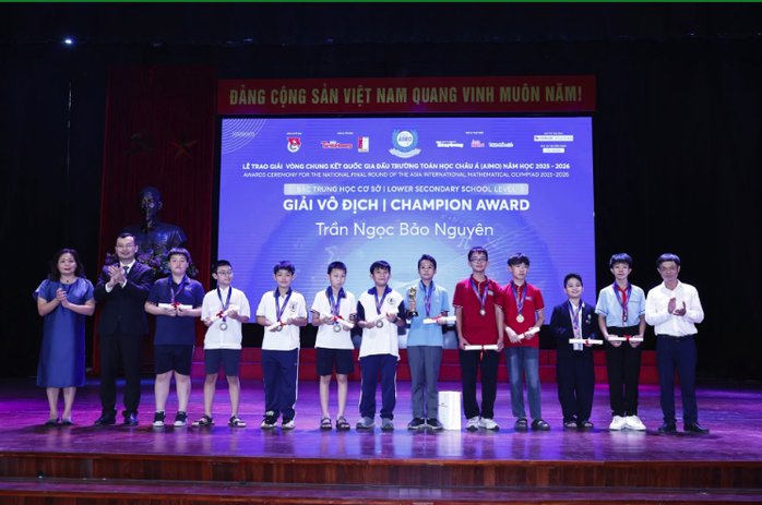 Vinh danh các tài năng Toán học trẻ  - Ảnh 2.