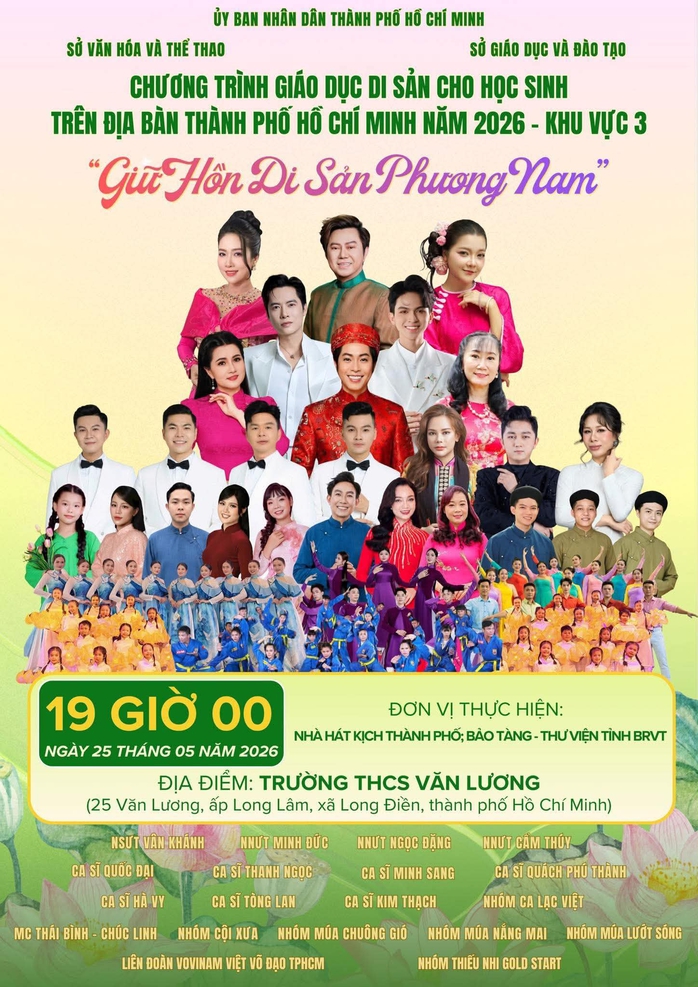 Quốc Đại, Vân Khánh, Thanh Ngọc hội ngộ trong đêm "Giữ hồn di sản phương Nam" - Ảnh 2.