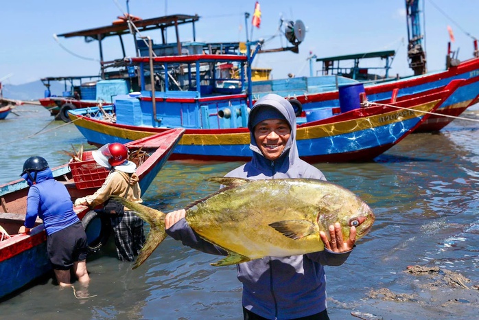 Ngư dân phấn khởi khi trúng đậm “lộc biển” - Ảnh 4.